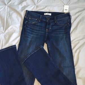 Hollowed boot cut jeans